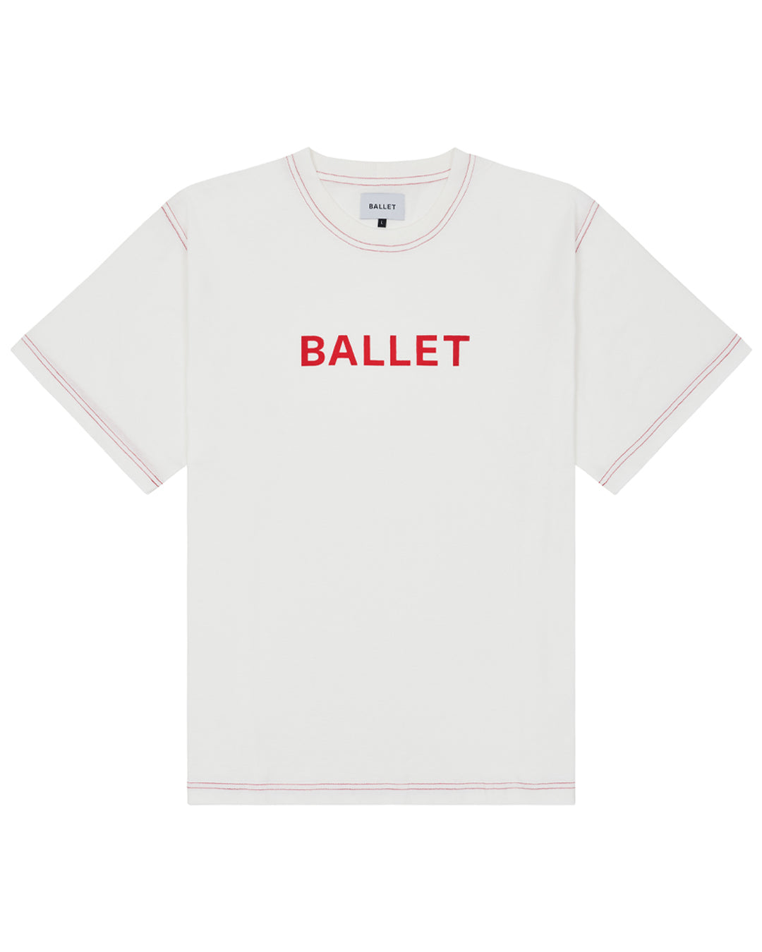 COMPANY CONTRAST T-SHIRT - WHITE
