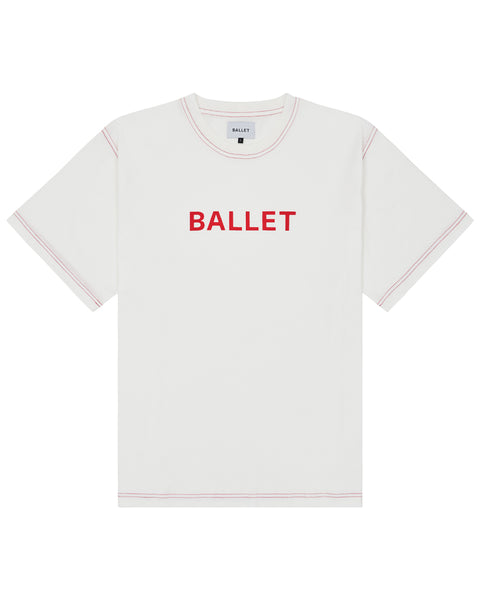 COMPANY CONTRAST T-SHIRT - WHITE